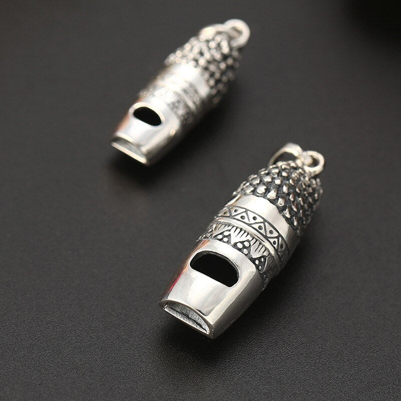 Unibabe S925 Whistle Pendant Pure Silver Owl Pendant