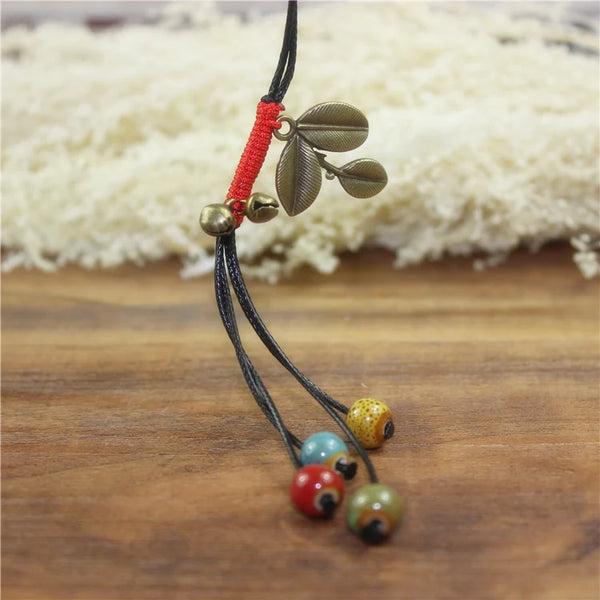 Simple Ceramic Necklaces Women's Mothers Gift Necklace Pendant