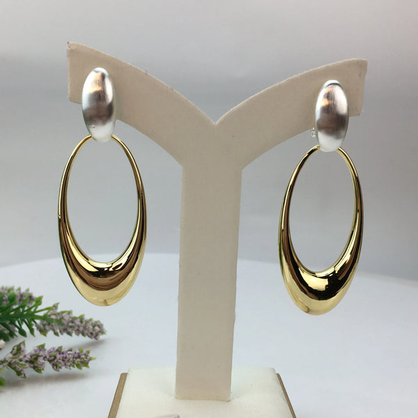 Hermosos pendientes colgantes de joyería de Dubái para mujer