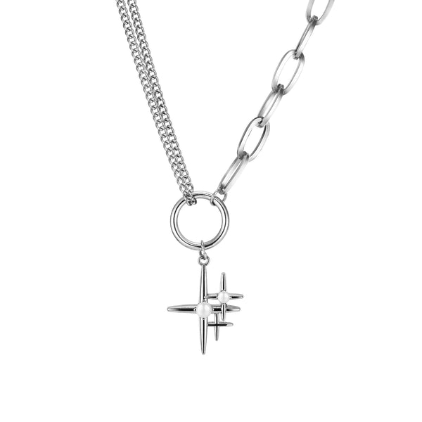 Star Cross Pendants for Men Women