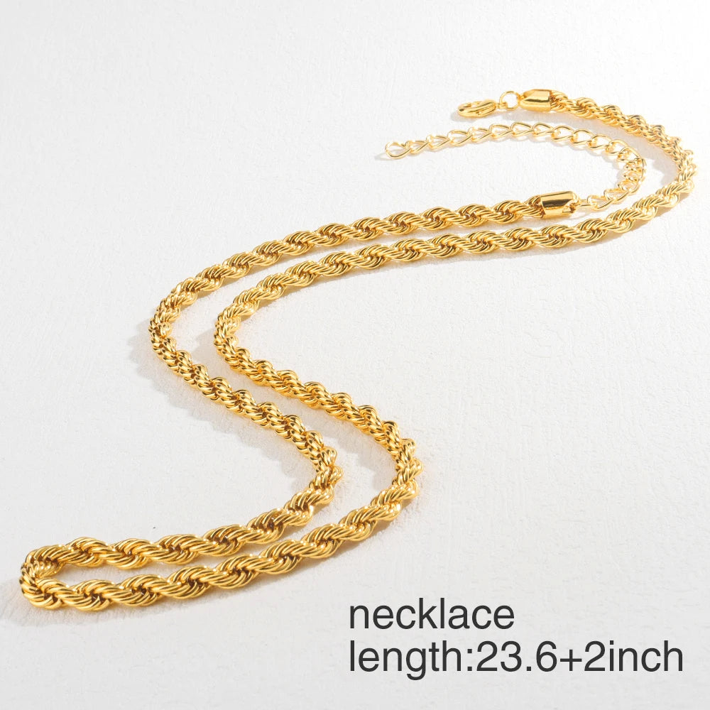 Pendant Necklace with Chain Gold Plated Dubai African Accessories For Women