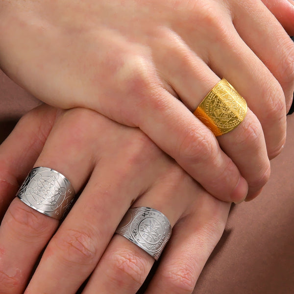 Anillo de protección del Sello de los Siete Arcángeles de Dawapara