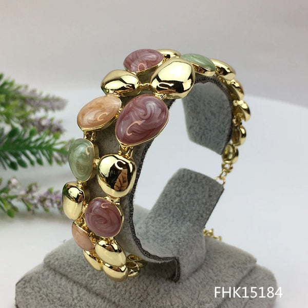 Pulsera de diamantes de imitación con joyería única para mujer