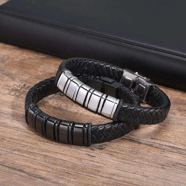 Personalized 2-6 Family Names Braid Rope Chain Wristband