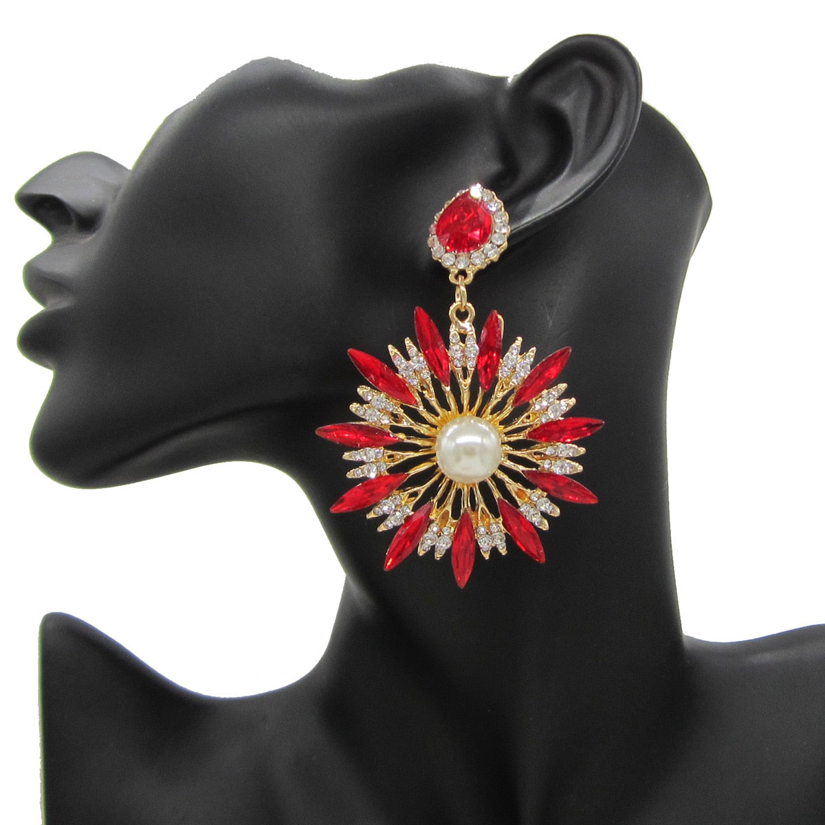 New Design High Quality Glass Drills Dangle Boho Earrings for Women