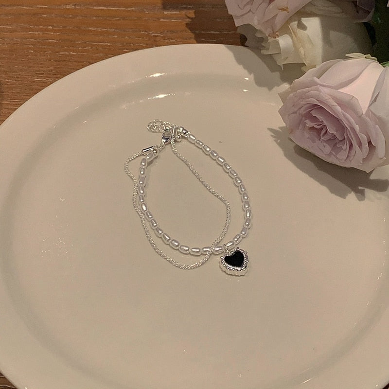 Korean Elegant Pearl Beads Bracelet For Women