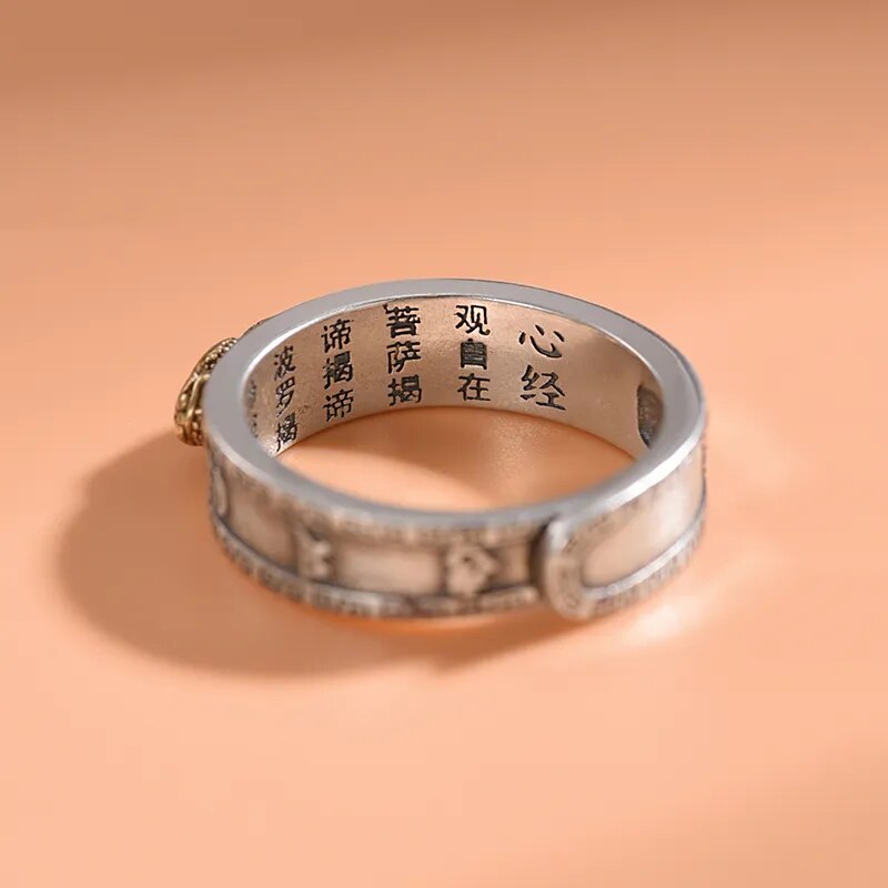 S925 Silver Pixiu Ring Men's and Women