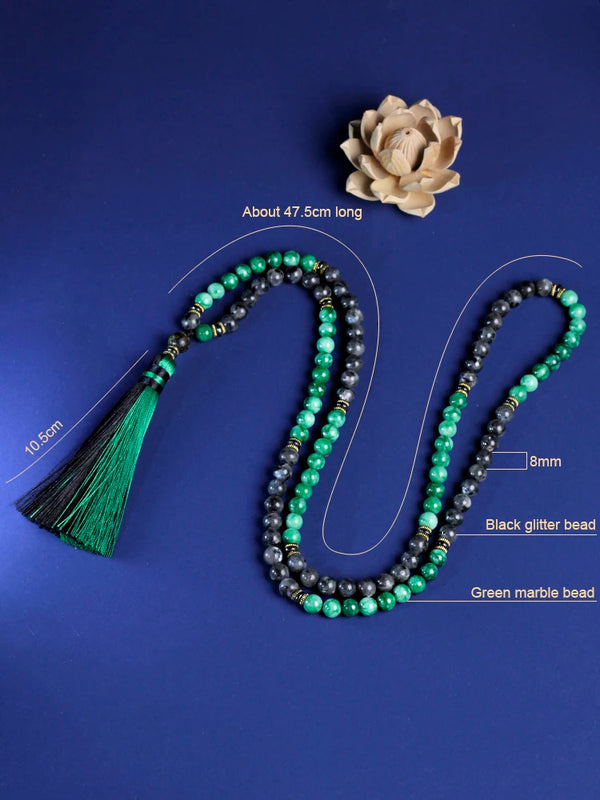 Collar de 108 cuentas de mala