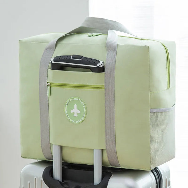 Bolsa de viaje plegable con ruedas, gran capacidad, para equipaje de mano, portátil, para almacenamiento y embarque