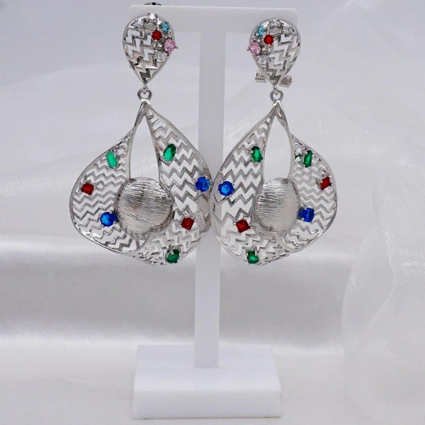 Trendy Jewellery Crystal Earrings Fashion Long Drop Dangle Earring For Women