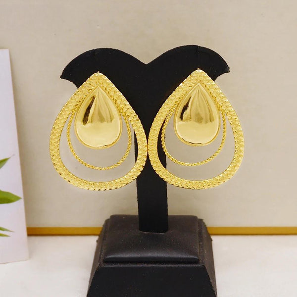 Fashion Hollow Drop Earrings Statement Dangle Earings Copper Hoop Earrings For Women