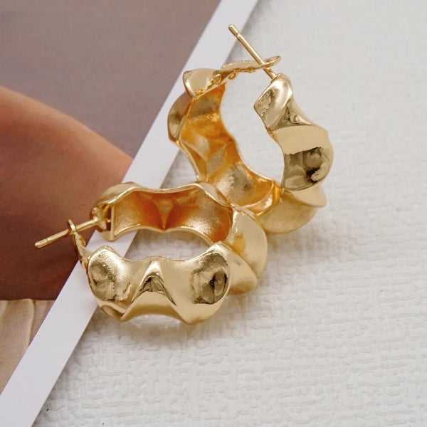 Fashion Spiral Drop Earrings For Women Long Hanging Earrings