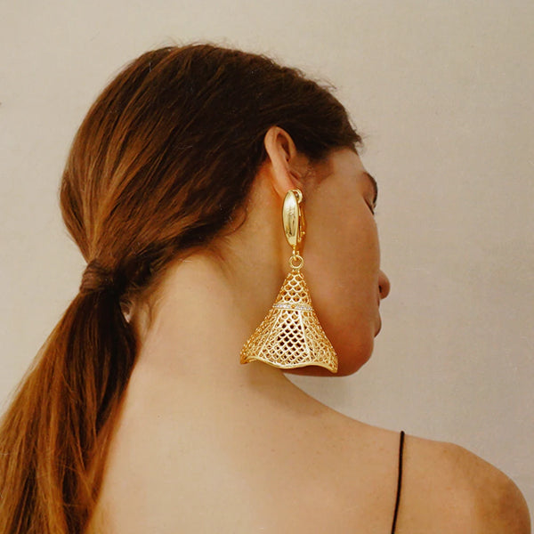 Fashion African Women Zircon Drop Earrings Colorful stone long earrings