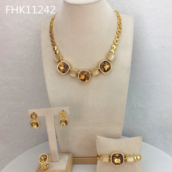 Joyería fina, hermosa joyería de diamantes de imitación para mujeres, regalos de fiesta