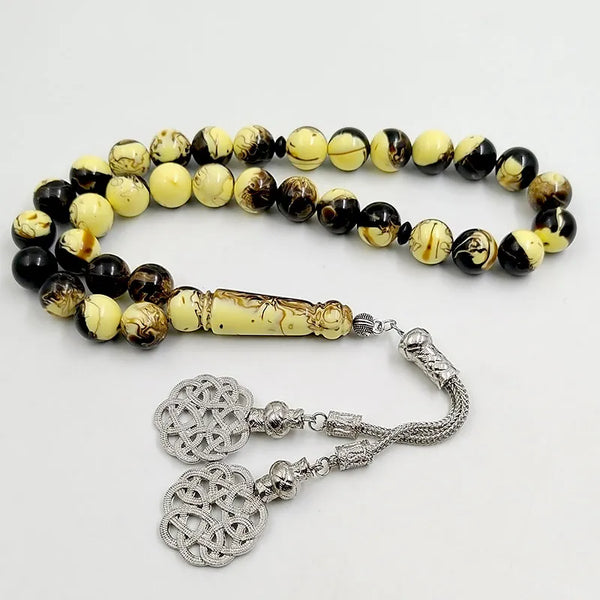 Cuentas de resina Tasbih de alta calidad, cuentas de oración de moda árabe, misbaha turca, rosario islámico, pulsera de regalo