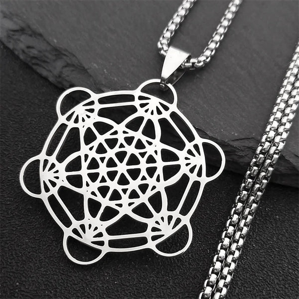 Collar de chakras espirituales Flor de la Vida