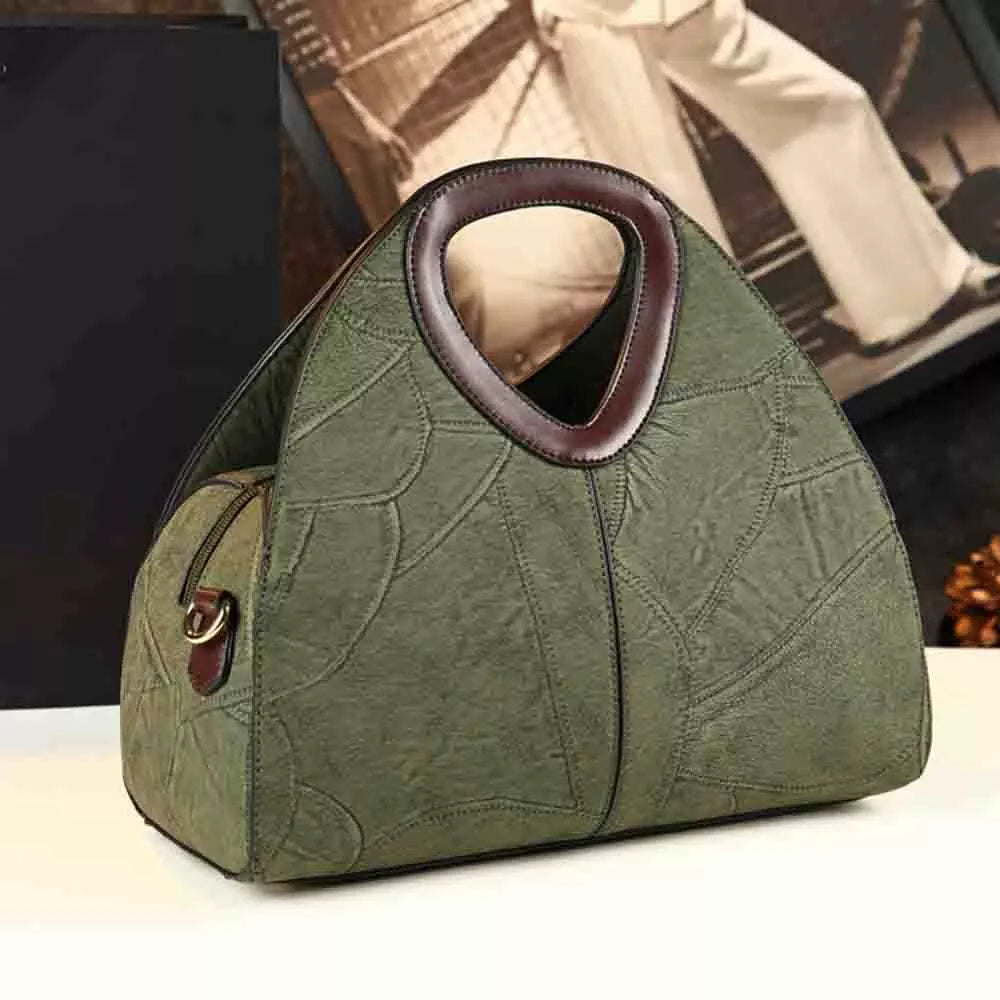 Retro Style Women Top Handle Bag Luxury Ladies Handbags and Purses