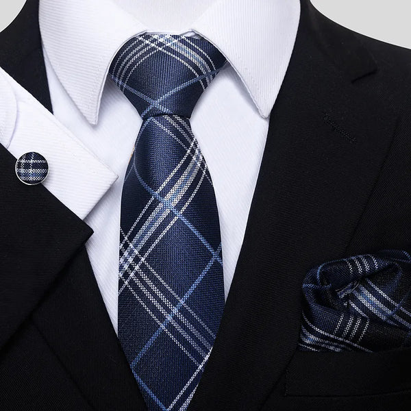 Tie For Men New Design Wedding Present Necktie Handkerchief Set