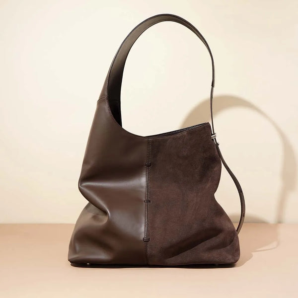 Bolsos de hombro de cuero de diseñador únicos para mujer