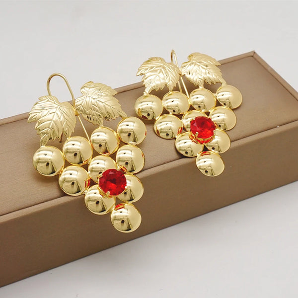 Fashion Bohemia Earrings Grape Drop Earrings African Earrings