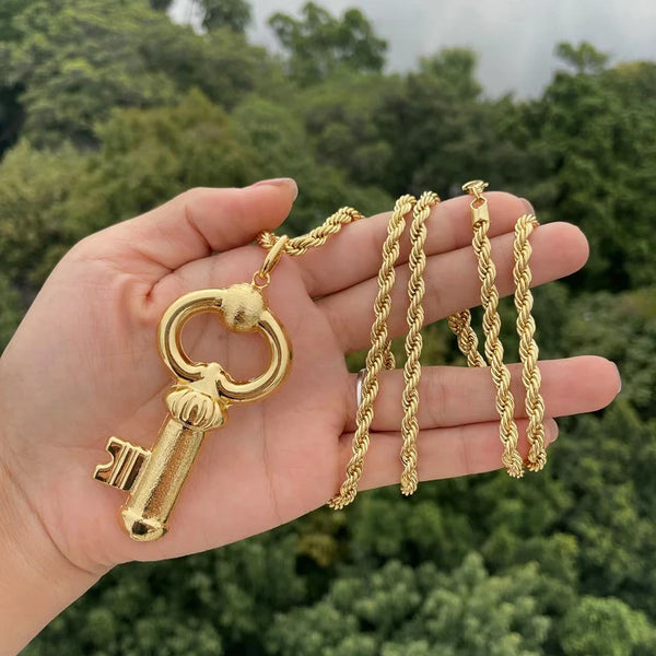 New Dubai Gold Color Jewelry Women's Fashion Necklace Boutique Jewelry Set