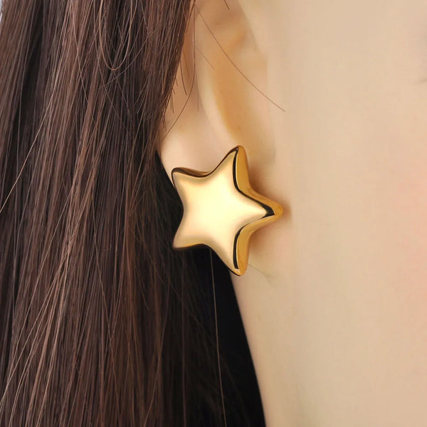 Pendientes de corazón de moda para mujer