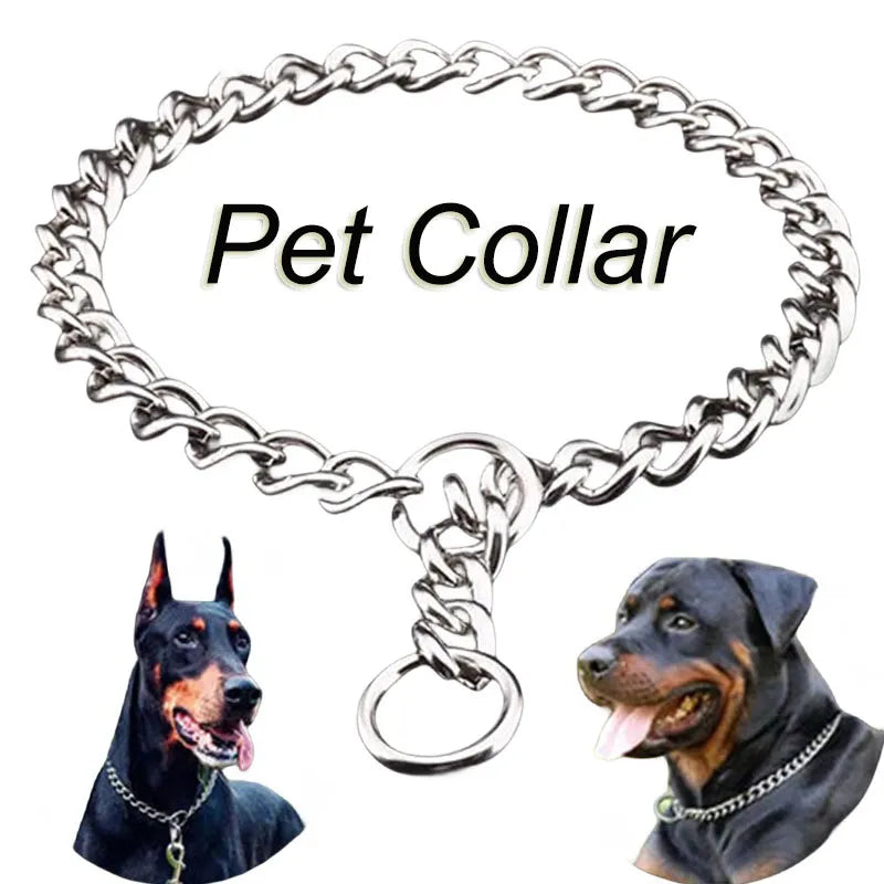 Pet P Snake Chain Collar Dog Choke Collar Stainless Steel Ship Chain