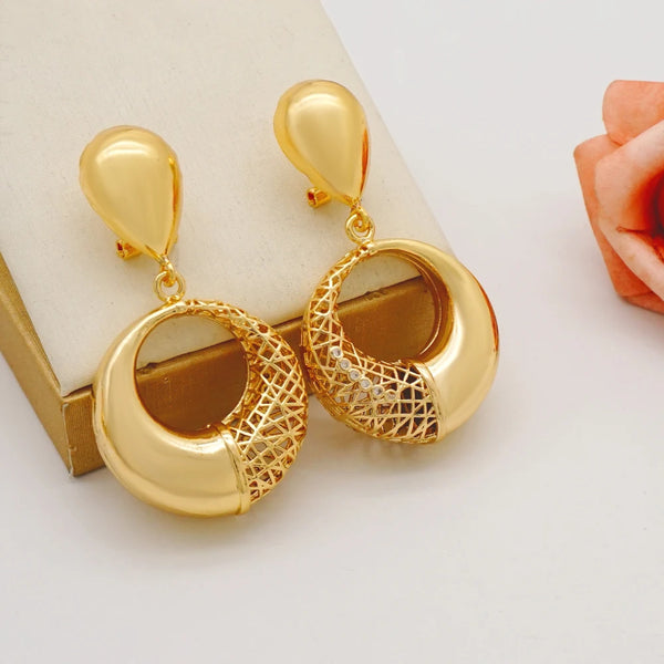 Fashion Jewelry Hollow Drop Earrings Dangle Earrings