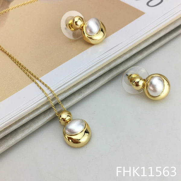 Colgante de joyería fina de bisutería única con pendientes para mujer