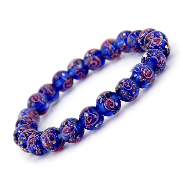 Pulseras para mujer, pulsera rosa para dama encantadora, pulsera elástica
