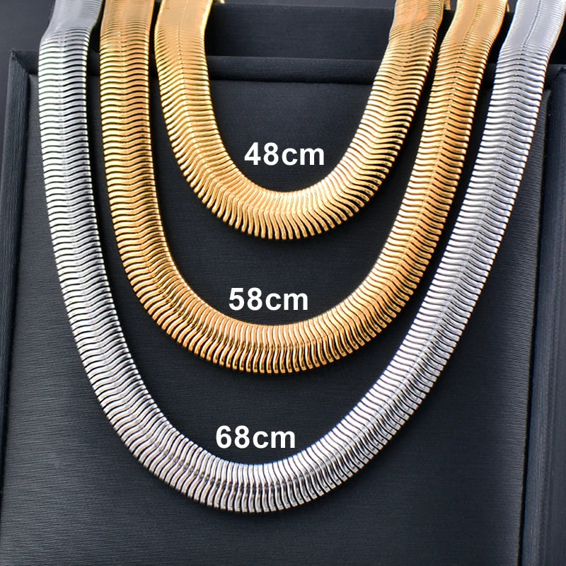 Punk Big Chain Stainless Steel Necklace For Women
