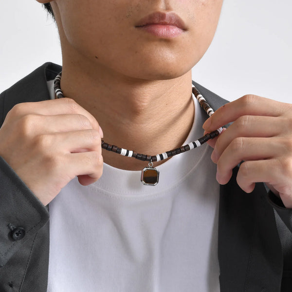 Stylish Geometric Pendant Necklaces for Men Boys