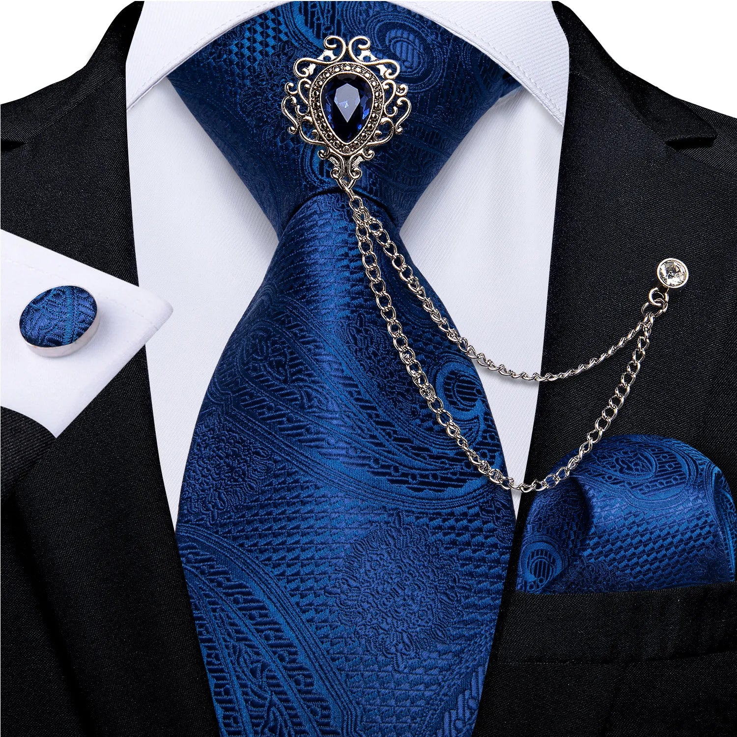 Luxury Royal Paisley Silk Ties for Men