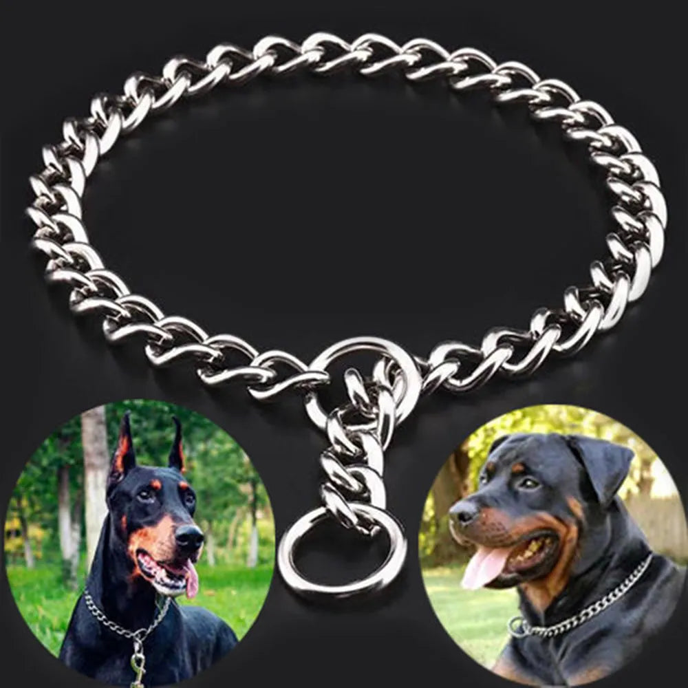 Pet P Snake Chain Collar Dog Choke Collar Stainless Steel Ship Chain