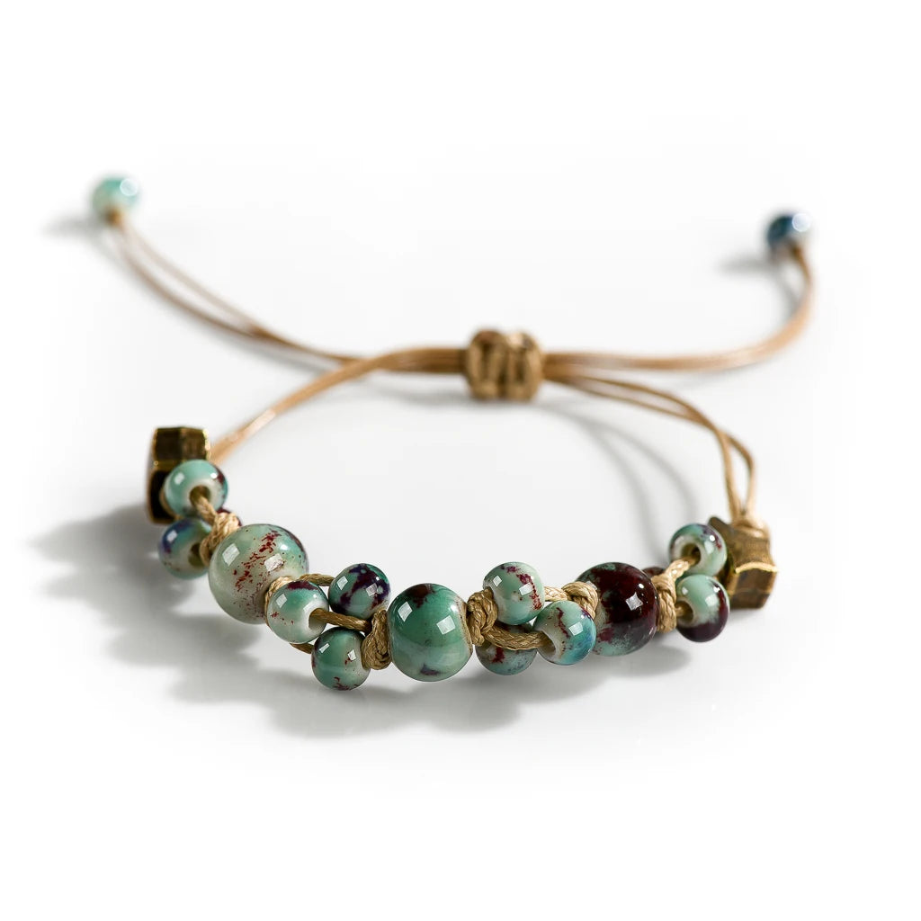 Retro style Ceramic DIY Handmade women's gift bracelets Bracelets&Bangles for woman
