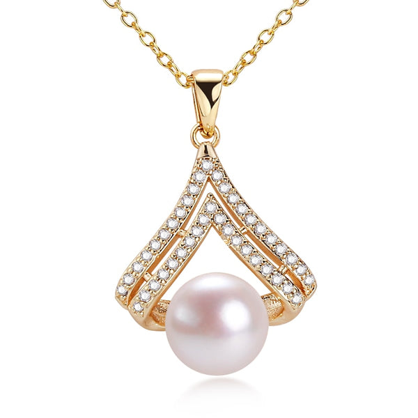 Collar de perlas, joyería de perlas naturales, estilo romántico, cadena de clavícula
