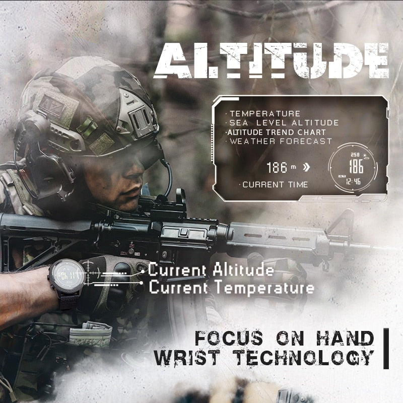 Men Digital Watch Military Army Sports Watches Waterproof  Wristwatch Mens