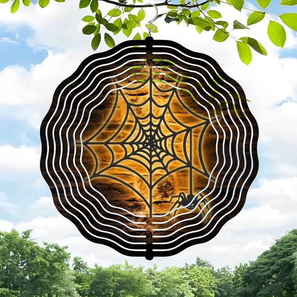 Funky Home Decor: Halloween Spider Wind Chimes, Creepy Spider Web  Decor Wind Chimes for Homes, Bars, Offices, Man Caves, Garages, And Living Rooms .Also Makes A Great Gift.