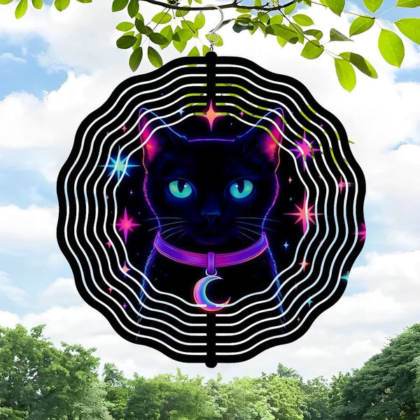 Funky Home Decor: “Midnight” Glow in The Dark Style Wall Art Decor Wind Chimes Style 10*10in（25*25cm）