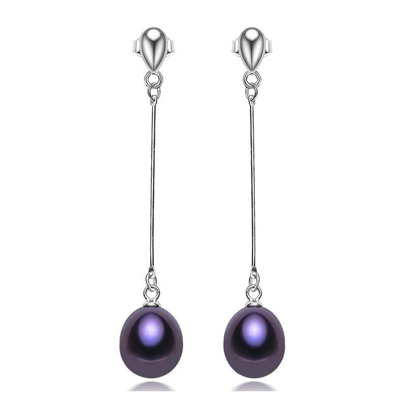 Natural Black Pearl Jewelry Sets For Women