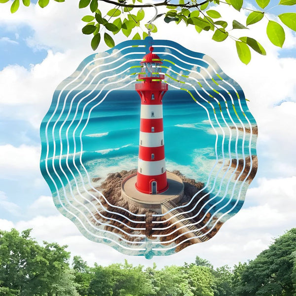 Funky Home Decor: Big Lighthouse Wind Chimes ,Home Decor Gift  Ocean Lover Wind Chimes.Gift for Her for Homes, Bars, Offices, Man Caves, Garages, And Living Rooms. for Your Home Or Gift