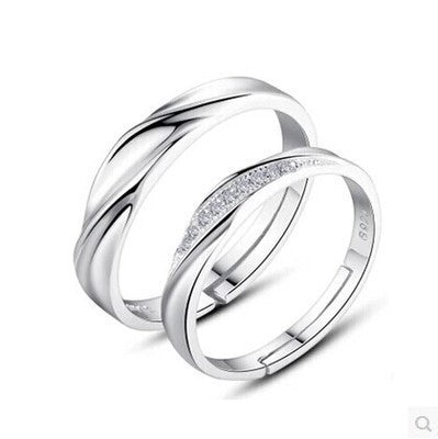 Anillos de plata S925 de moda para mujer