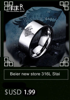 316L Stainless Steel Biker High Polished Signet Solid  Ring for men