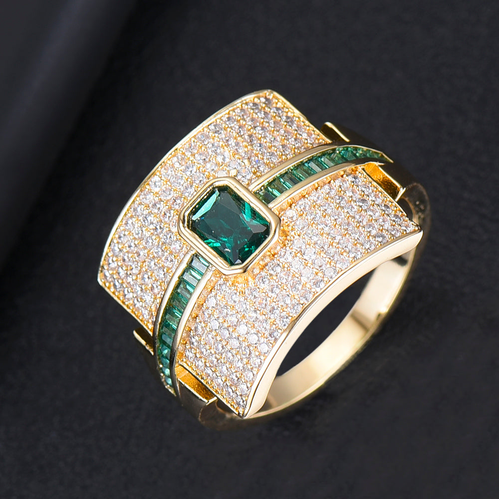 Monaco Design Luxury Statement Stackable Ring For Women