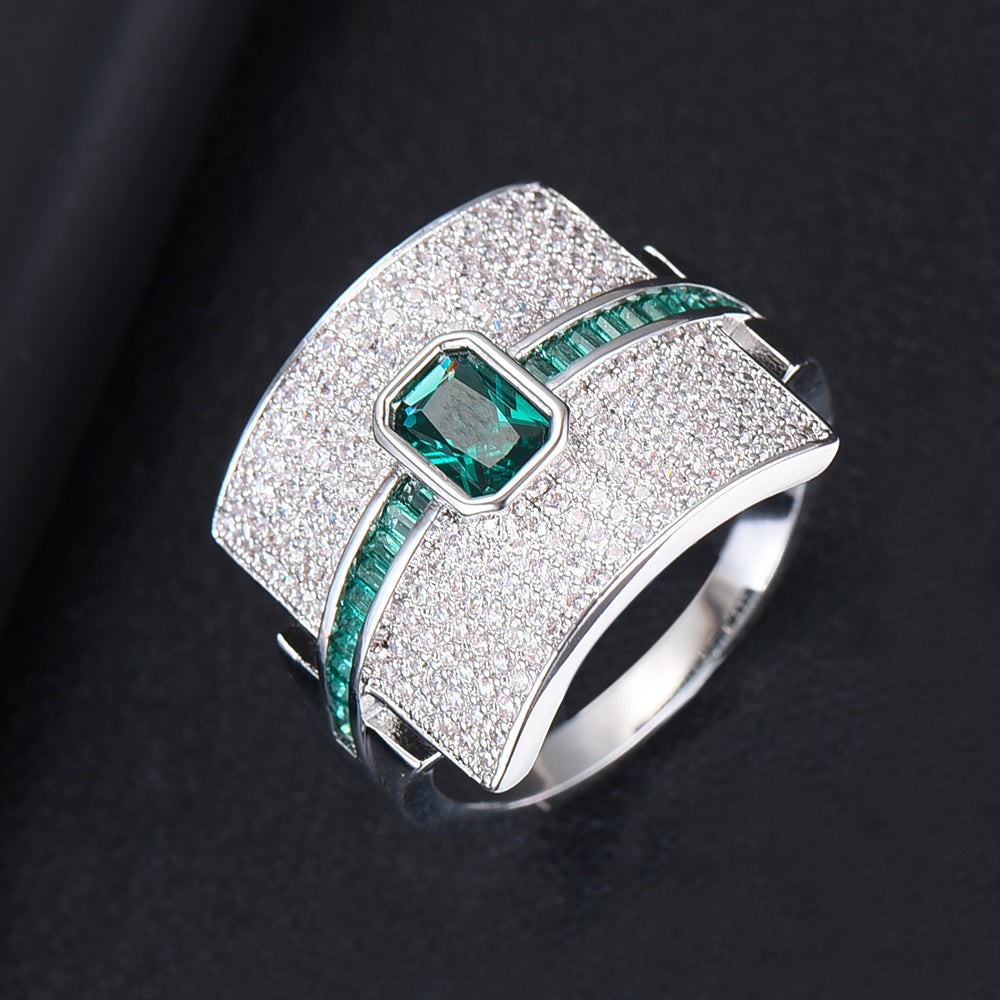 Monaco Design Luxury Statement Stackable Ring For Women