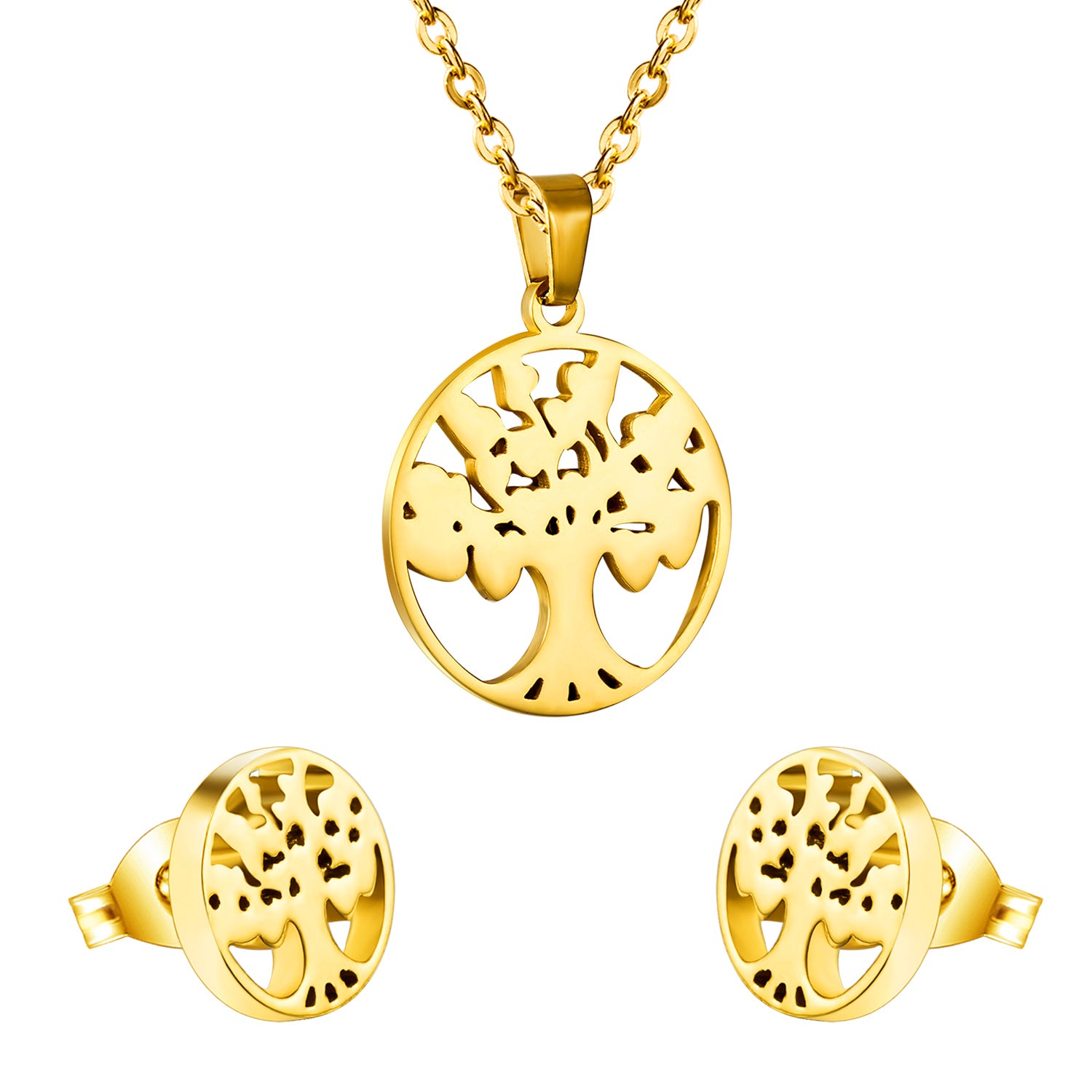 Pendant Necklace Earrings African Jewelry Sets