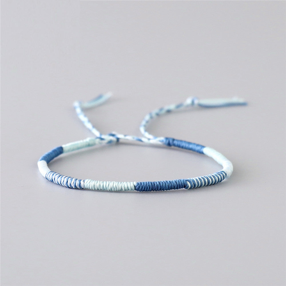 Handmade Waterproof Woven Wax Thread Wrap Bracelet