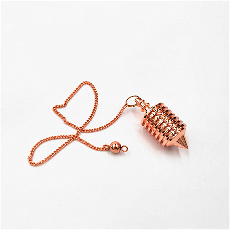 Metal Cones  Copper  Pendulums- dowsing Radiesthesia witch pendants