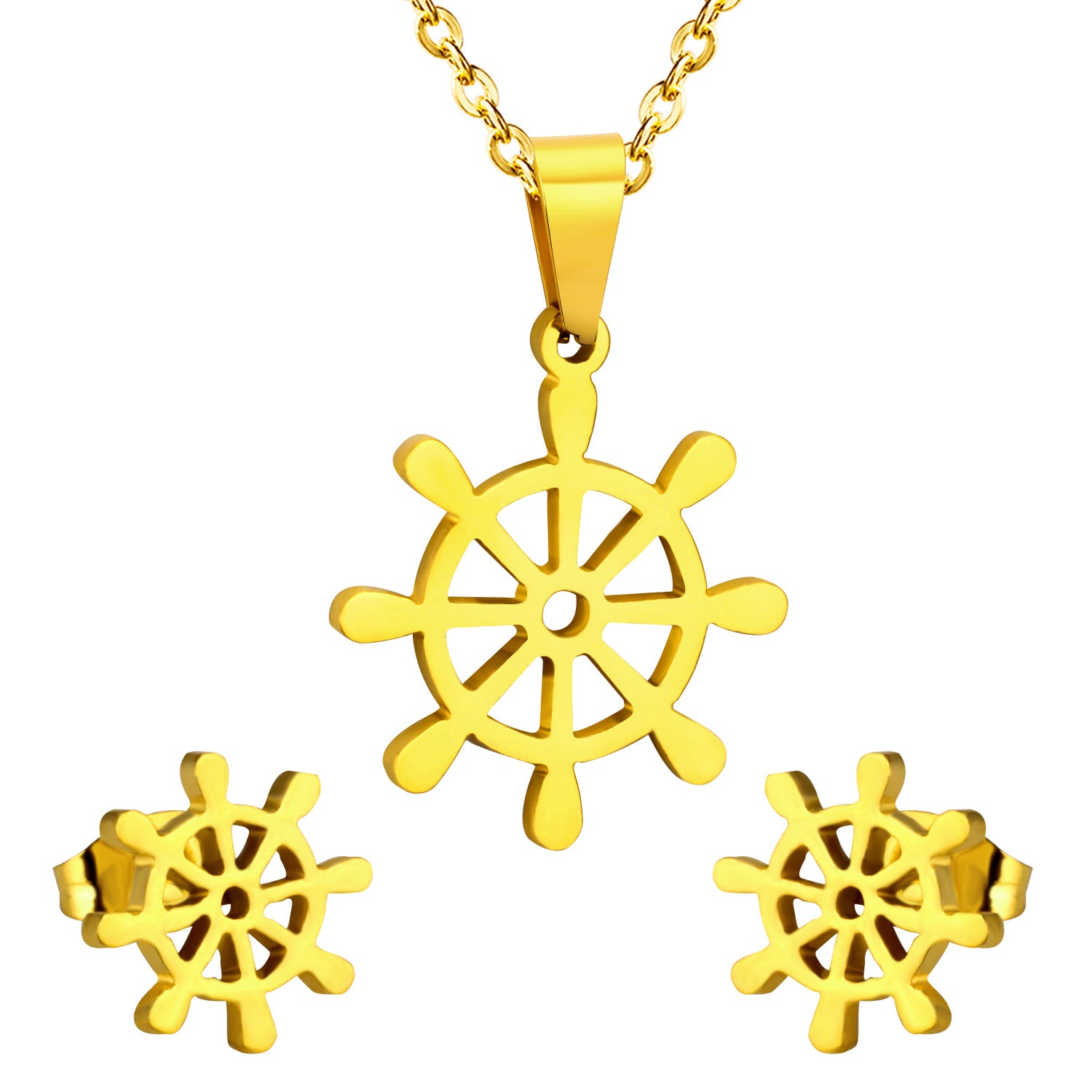 Pendant Necklace Earrings African Jewelry Sets