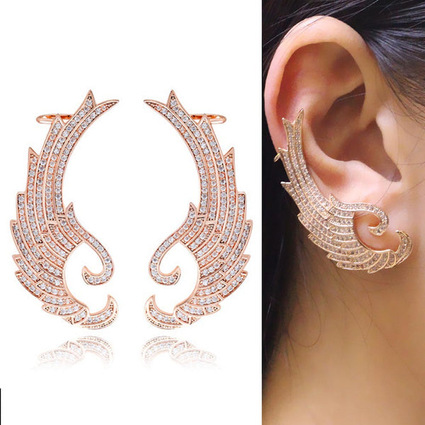 Pendientes de lujo para mujer con micropavé de circonitas cúbicas grandes